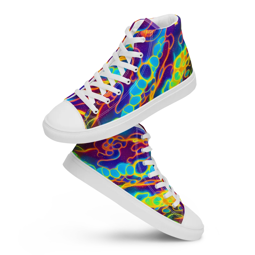 Endara Eclipse on Women's High Top Canvas Shoes — Front