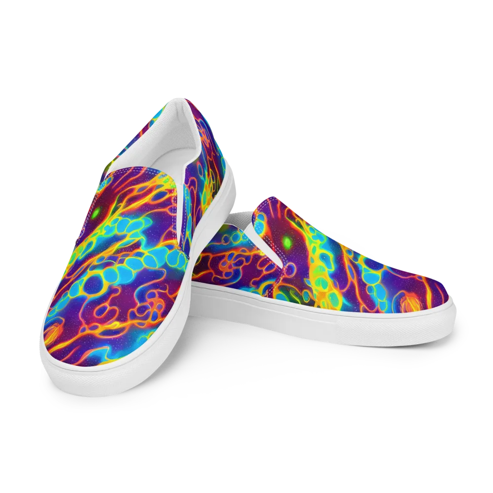Endara Eclipse on Men's Slip-On Canvas Shoes — Left Front