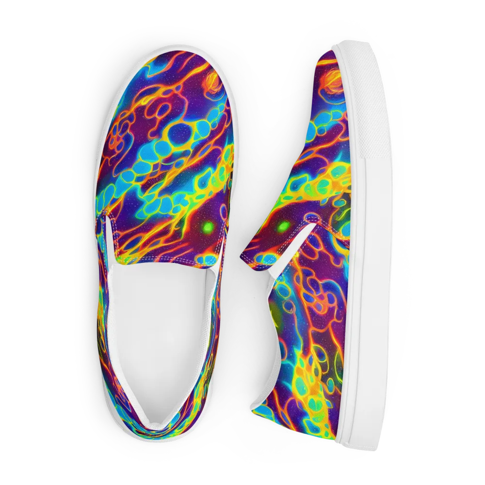 Endara Eclipse on Men's Slip-On Canvas Shoes — Front