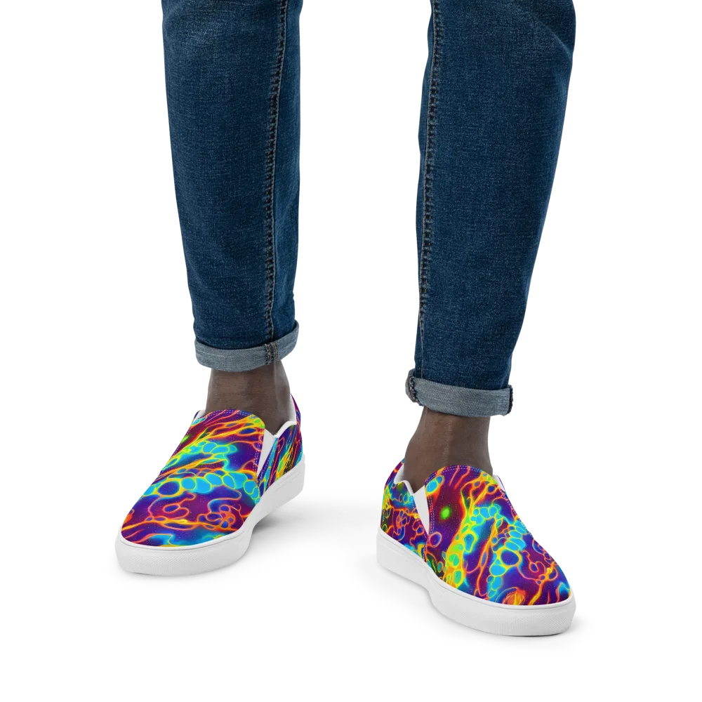 Endara Eclipse on Men's Slip-On Canvas Shoes — Front