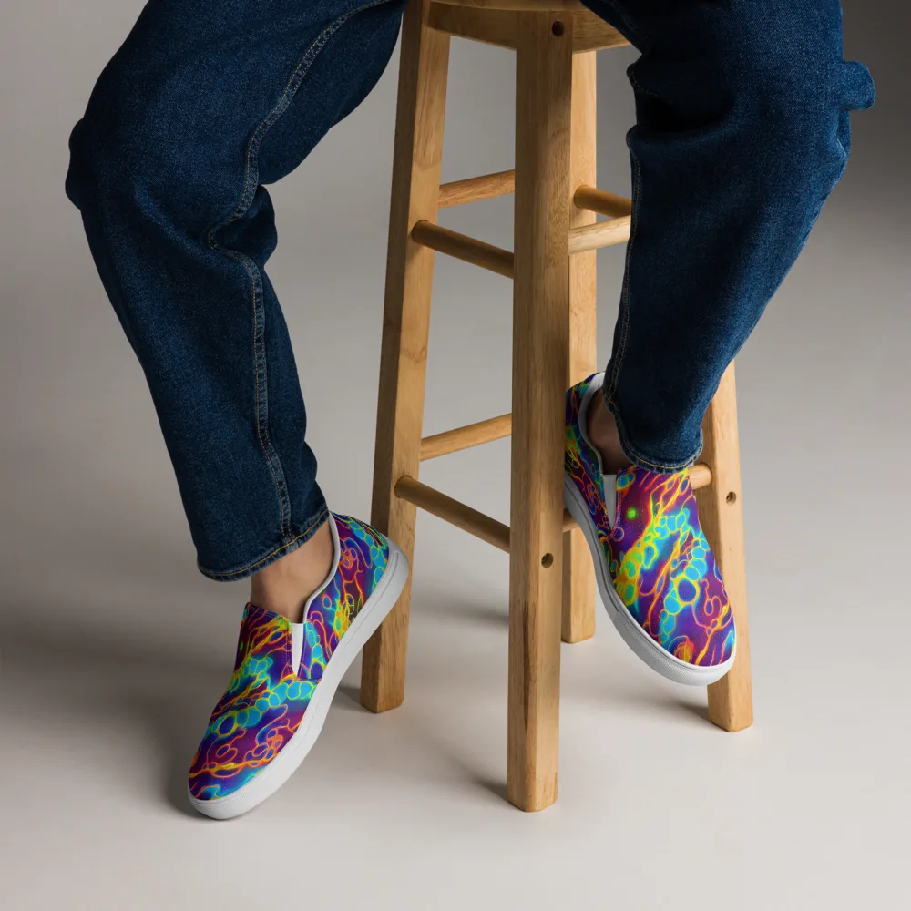 Endara Eclipse on Men's Slip-On Canvas Shoes — Front