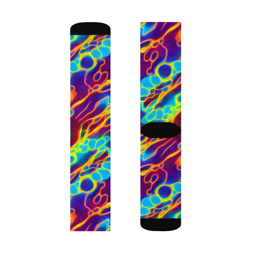 Endara Eclipse on Socks — Right Sock