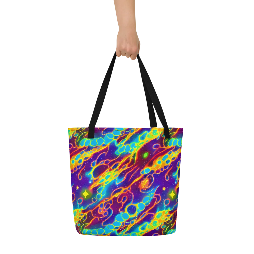 Endara Eclipse on Large Tote Bag W/ Pocket — Front