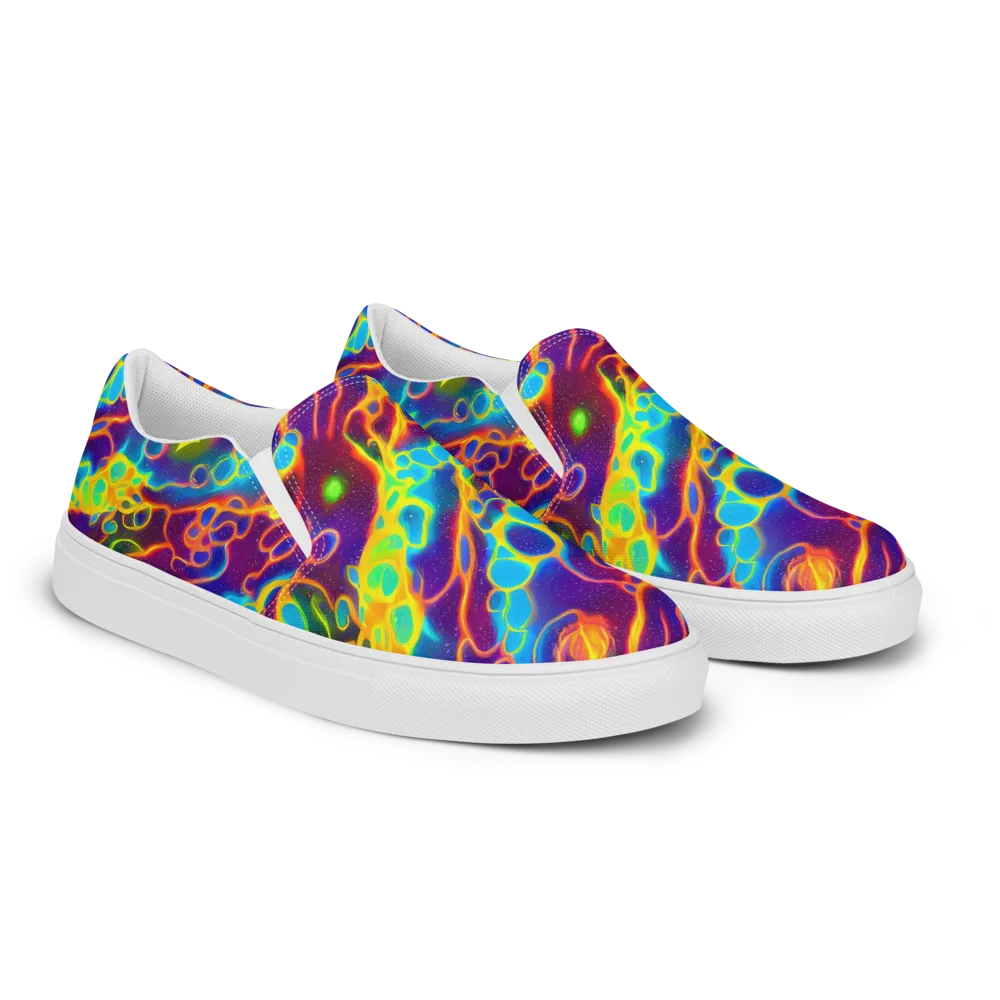 Endara Eclipse on Women's Slip-On Canvas Shoes — Right Front