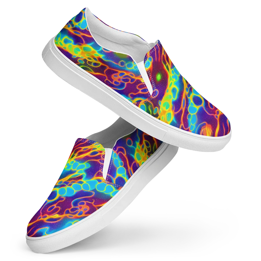 Endara Eclipse on Women's Slip-On Canvas Shoes — Front