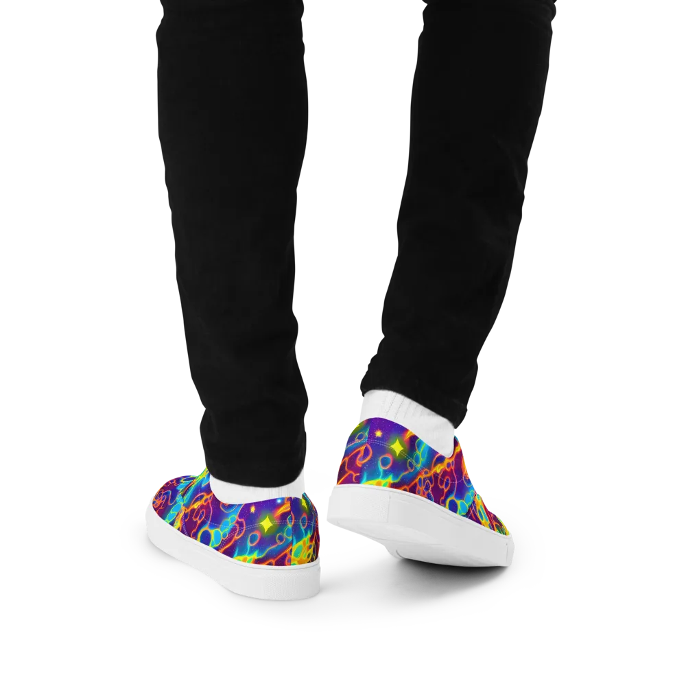 Endara Eclipse on Men's Lace-Up Canvas Shoes — Back