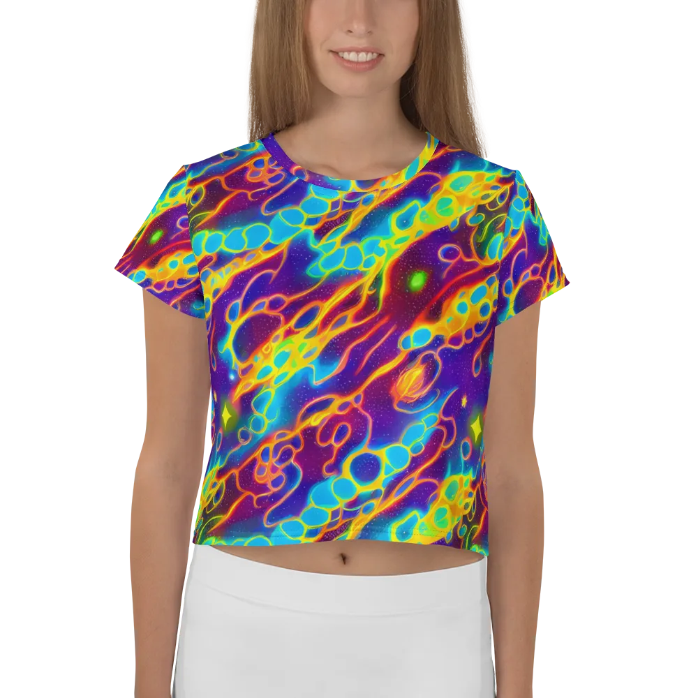 Endara Eclipse on Crop Tee — Front
