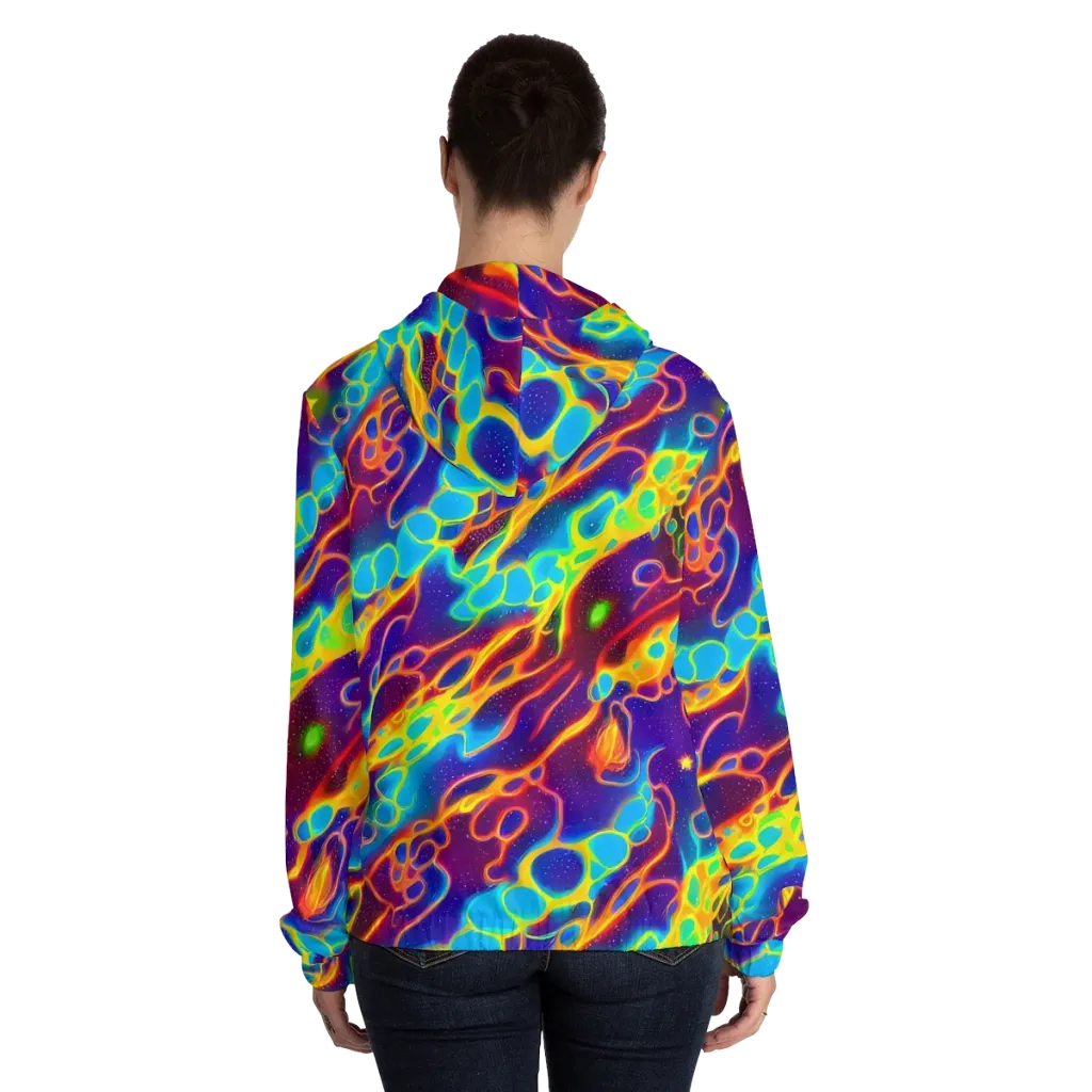 Endara Eclipse on Women's Full-Zip Hoodie — Back On Person