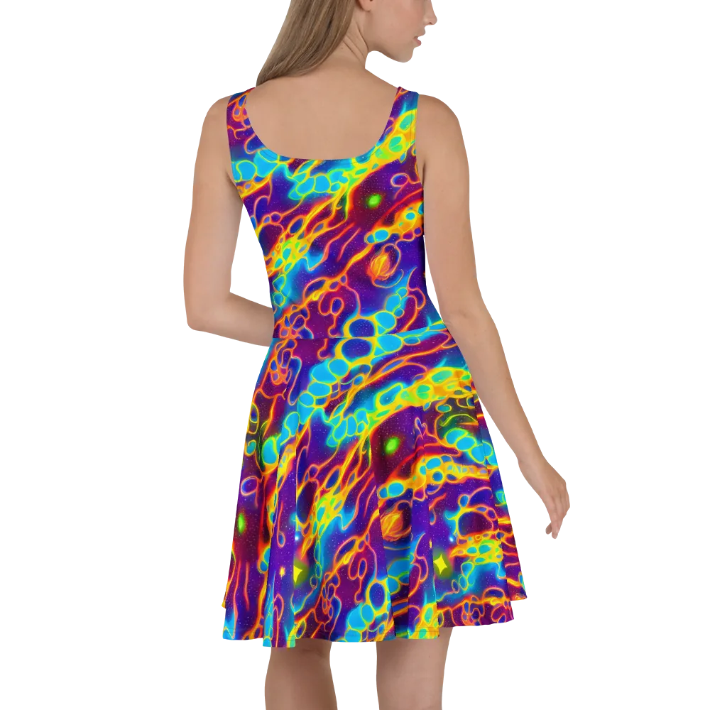Endara Eclipse on Skater Dress — Back