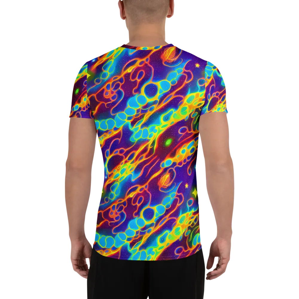 Endara Eclipse on Men's Athletic T-Shirt — Back