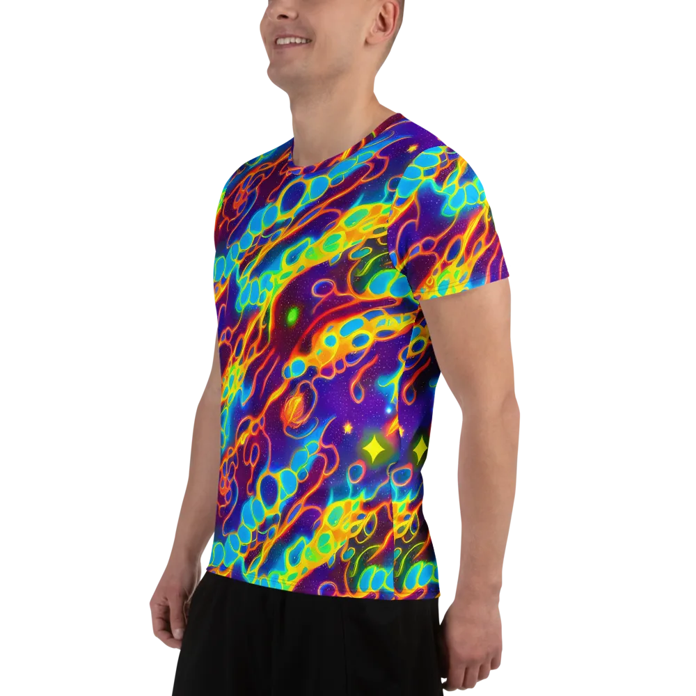 Endara Eclipse on Men's Athletic T-Shirt — Left