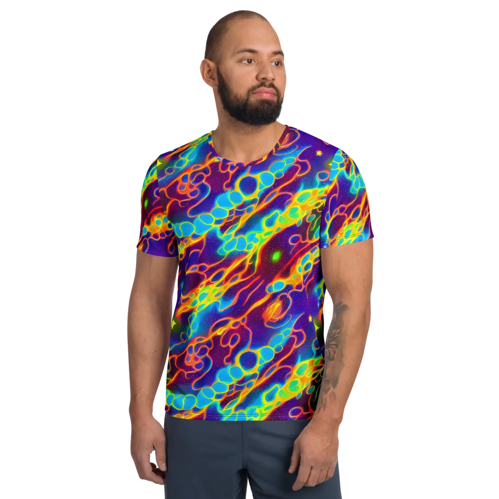Endara Eclipse on Men's Athletic T-Shirt — Front