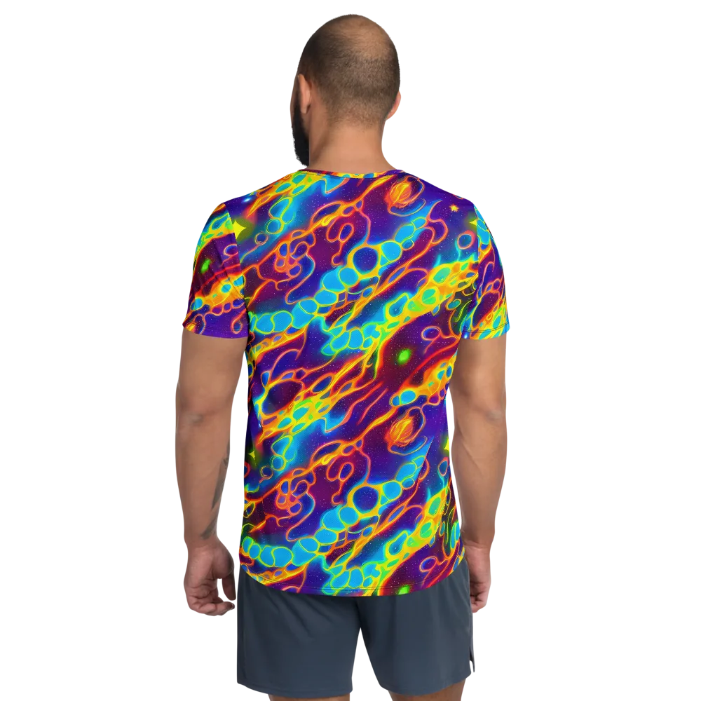 Endara Eclipse on Men's Athletic T-Shirt — Back