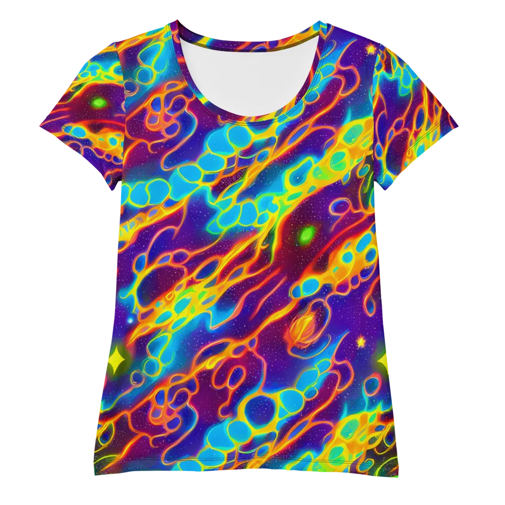 Endara Eclipse on Women's Athletic T-Shirt — Front