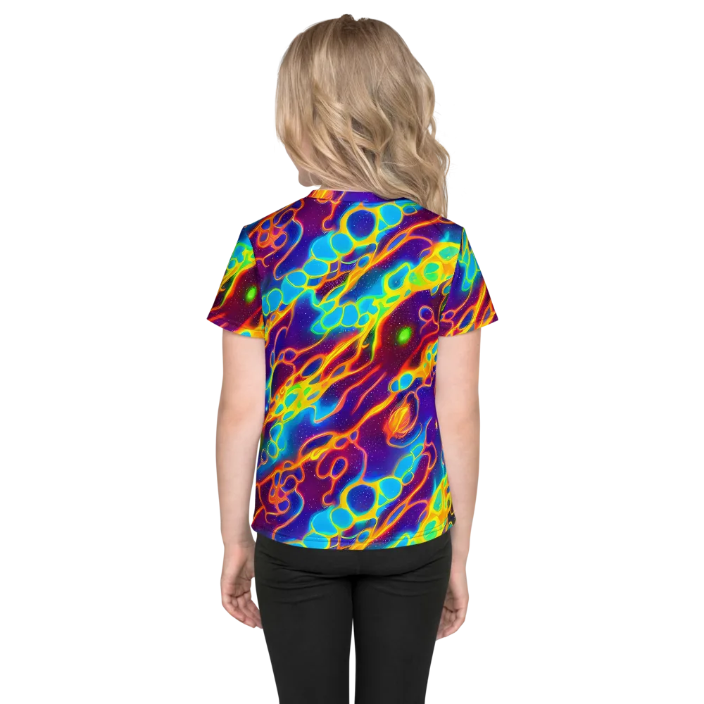 Endara Eclipse on Kids Crew Neck T-Shirt — Back