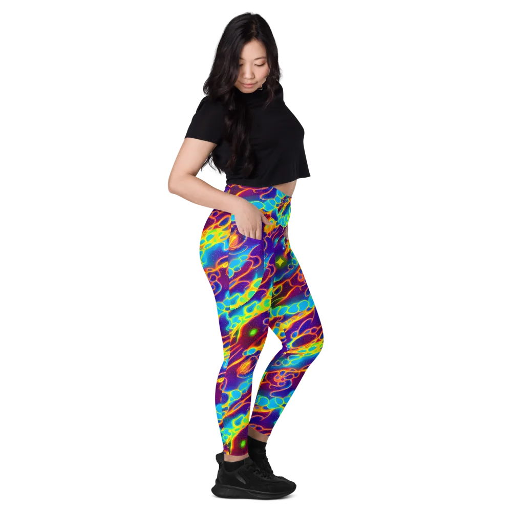 Endara Eclipse on Leggings with Pockets — Right