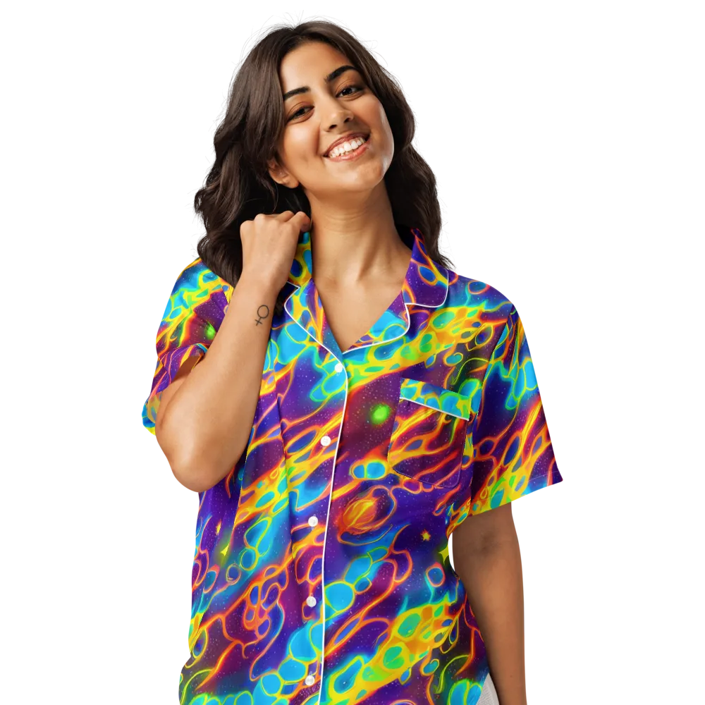 Endara Eclipse on Women's Short Sleeve Pajama Top — Front