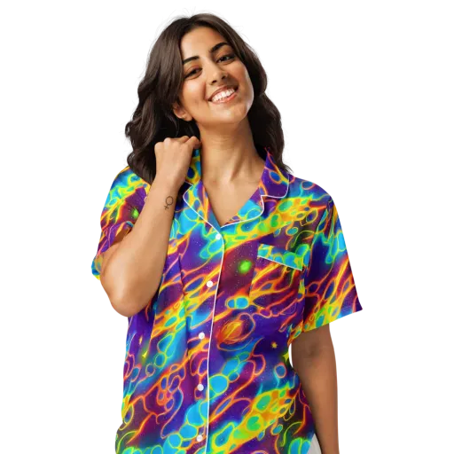 Endara Eclipse on a Women's Short Sleeve Pajama Top