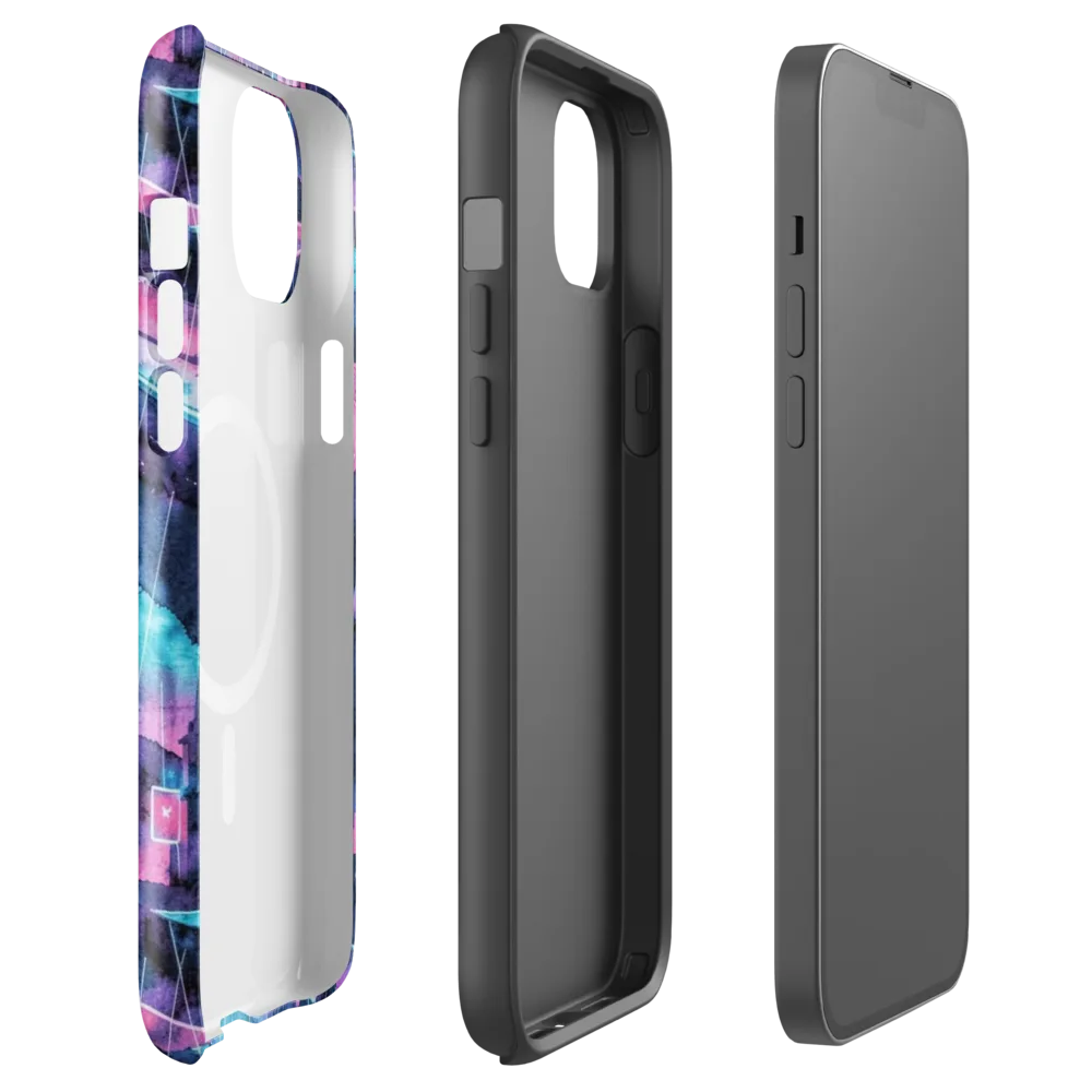 Violet Rooftop Storm on MagSafe Tough Case for iPhone® — Front