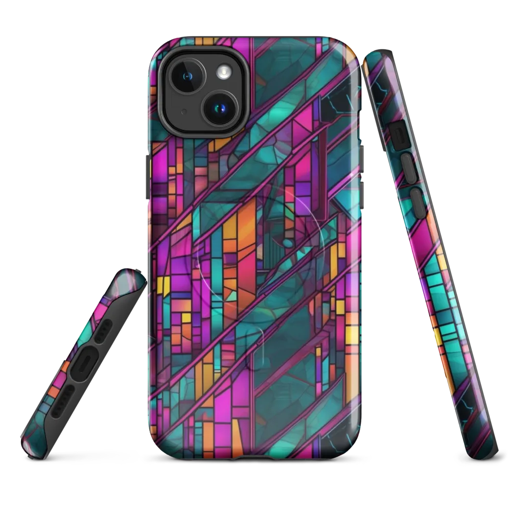 Electric Rose Window on MagSafe Tough Case for iPhone® — Front
