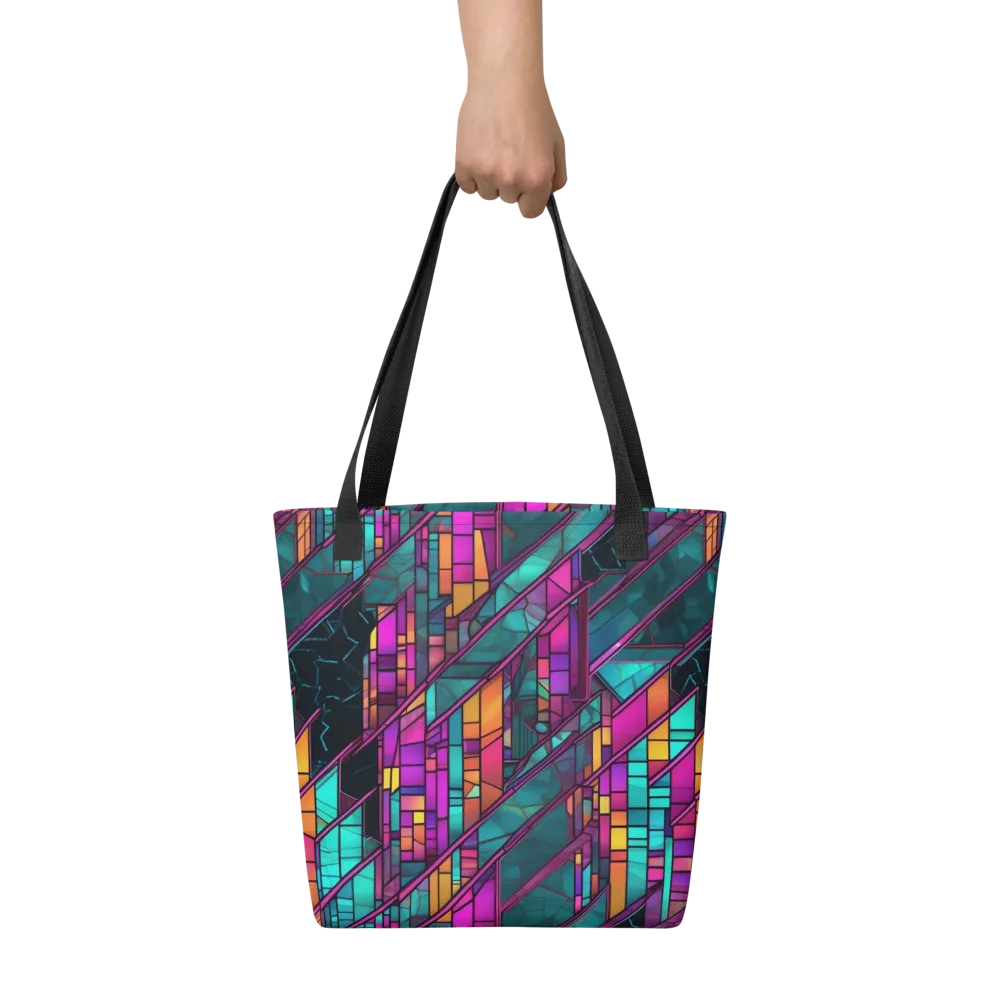 Electric Rose Window on Tote Bag — Front
