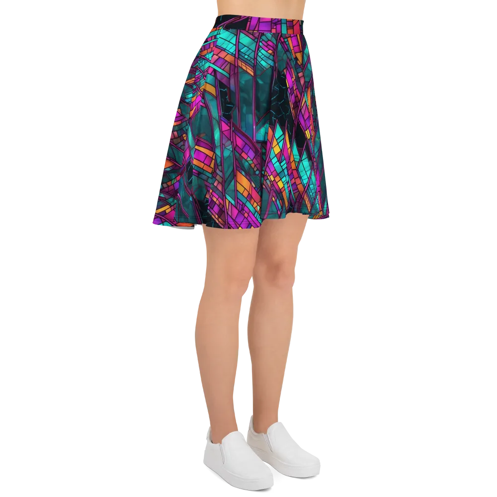 Electric Rose Window on Skater Skirt — Right