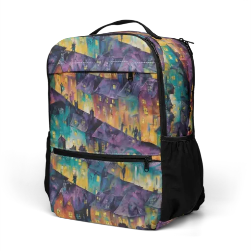 Midnight Rooftops on a Utility Backpack