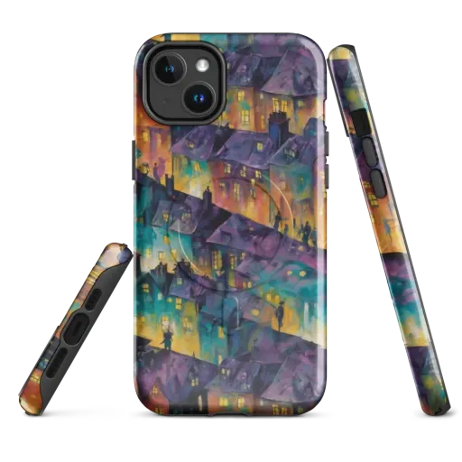 Midnight Rooftops on a MagSafe Tough Case for iPhone®
