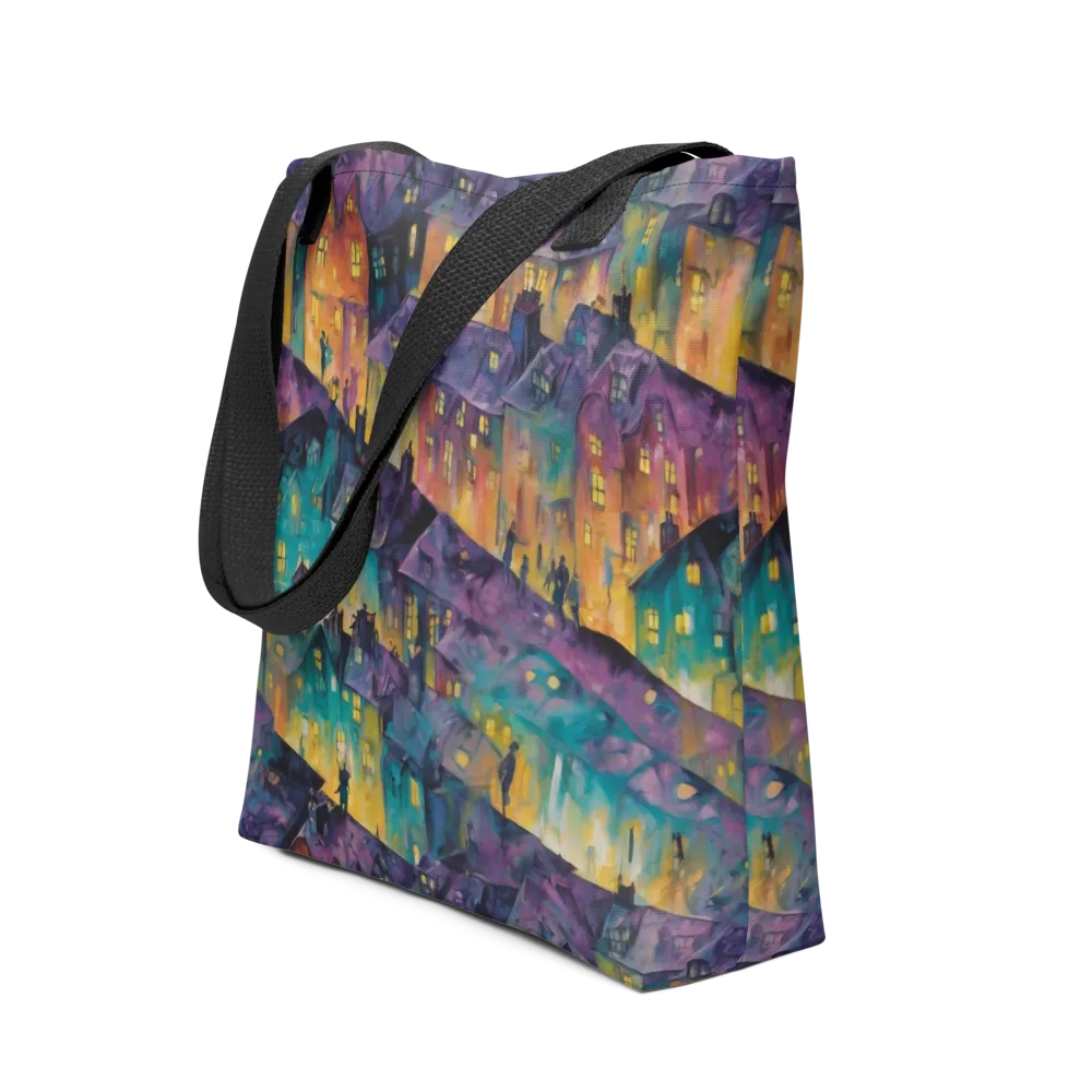 Midnight Rooftops on Tote Bag — Front