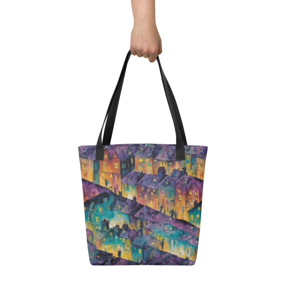 Midnight Rooftops on Tote Bag — Front