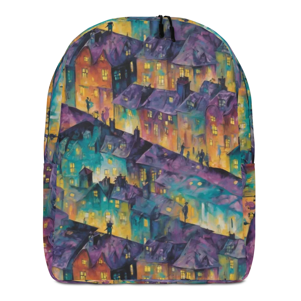 Midnight Rooftops on Minimalist Backpack — Front