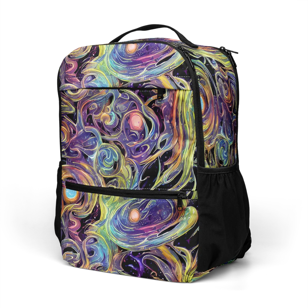 Lebacq Swirl on Utility Backpack — Left Front