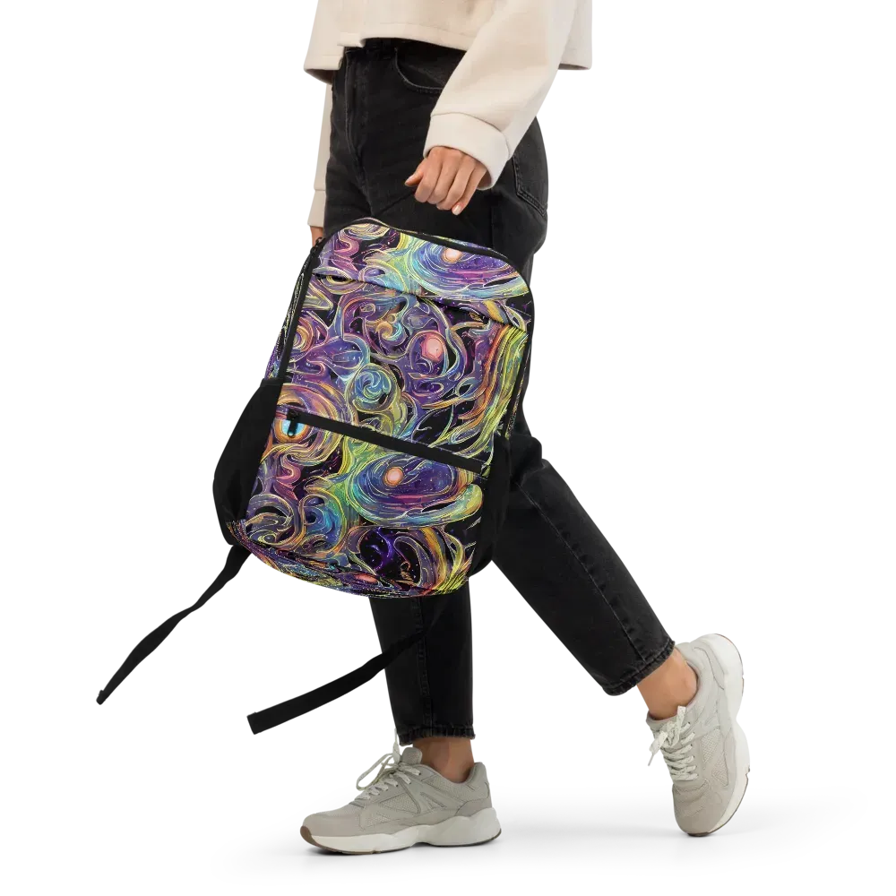 Lebacq Swirl on Utility Backpack — Front