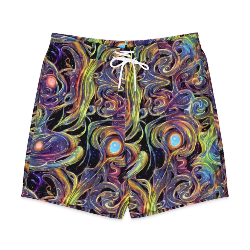 Lebacq Swirl on Men's Board Shorts — Front