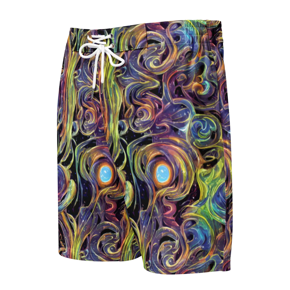 Lebacq Swirl on Men's Board Shorts — Front