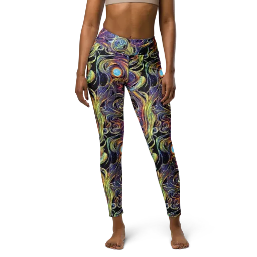 Lebacq Swirl on a Yoga Leggings