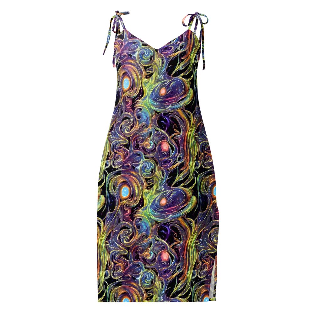 Lebacq Swirl on Slip Dress — Front