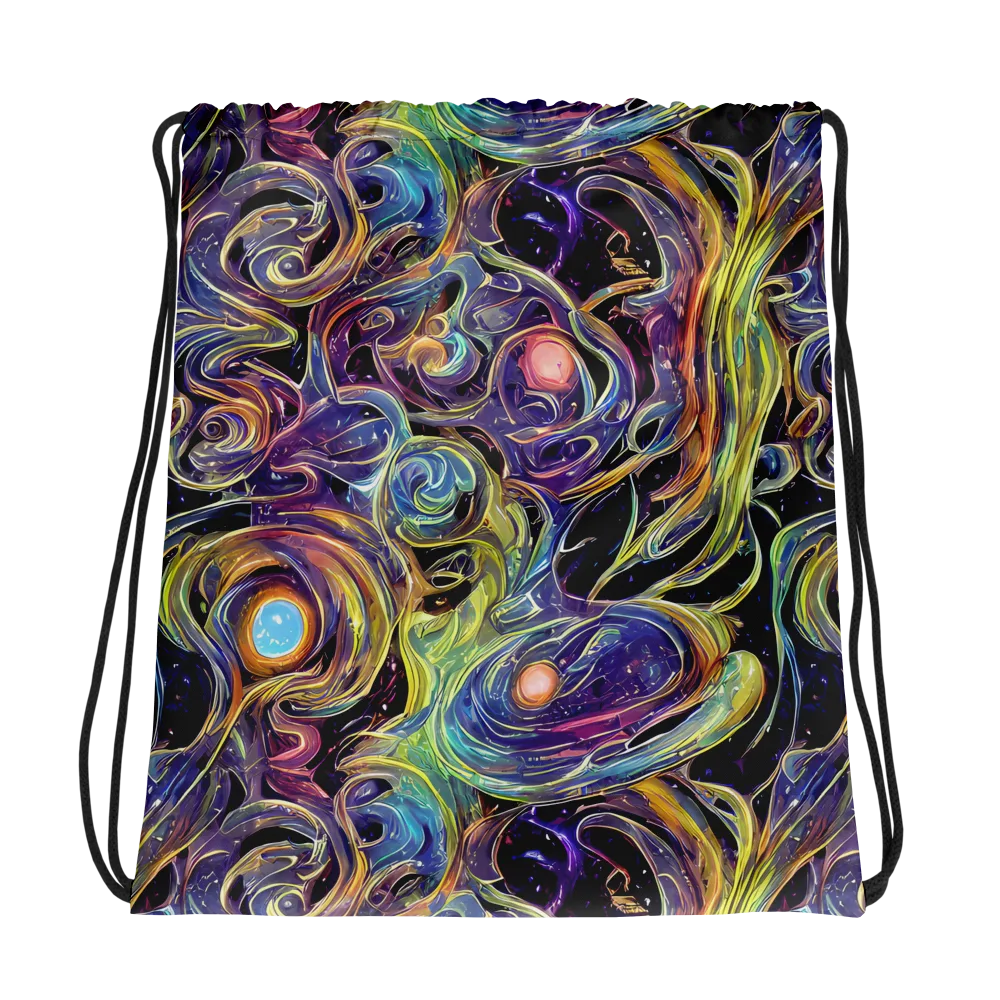 Lebacq Swirl on Drawstring Bag — Photo