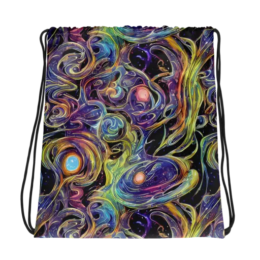 Lebacq Swirl on a Drawstring Bag
