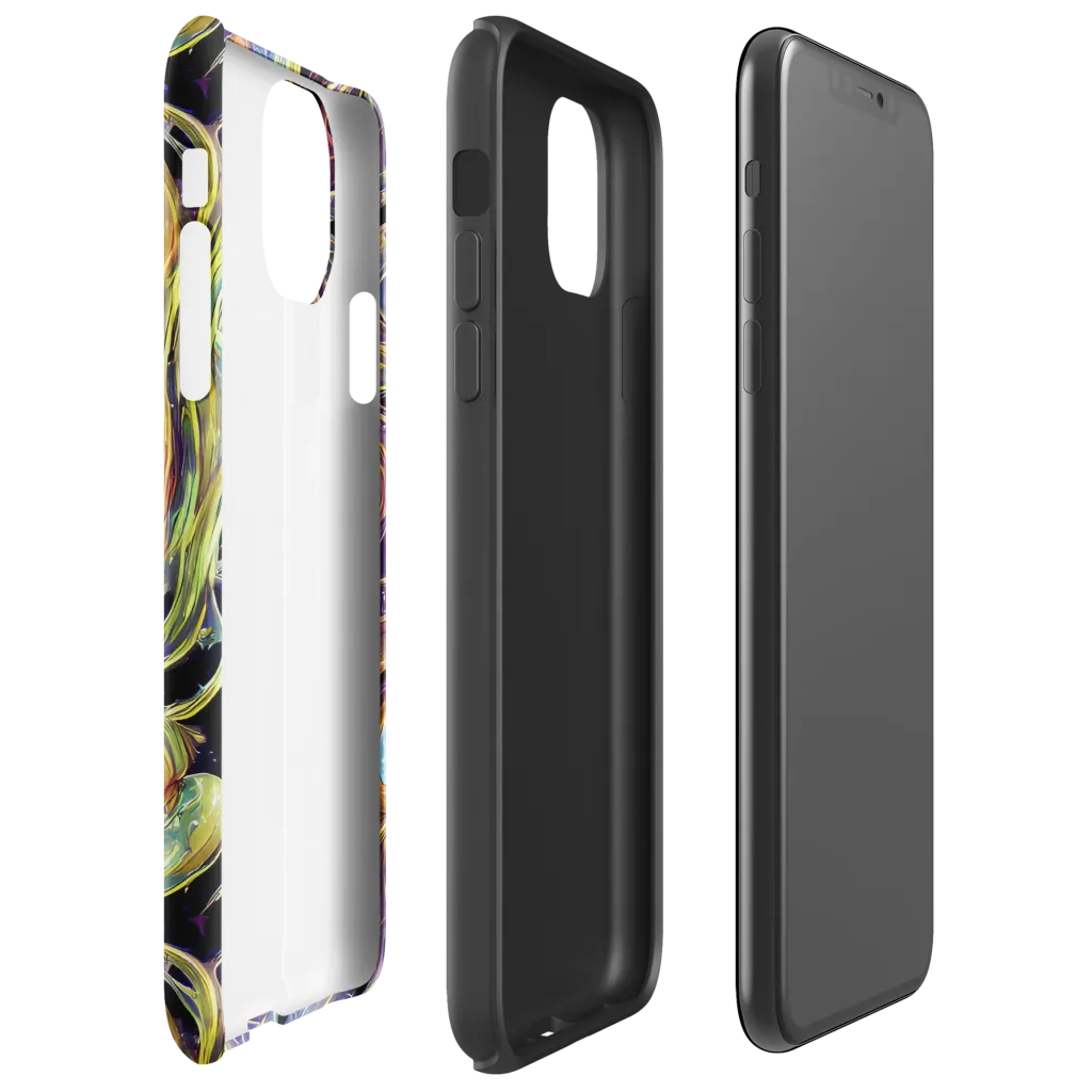 Lebacq Swirl on Tough Case for iPhone® — Right