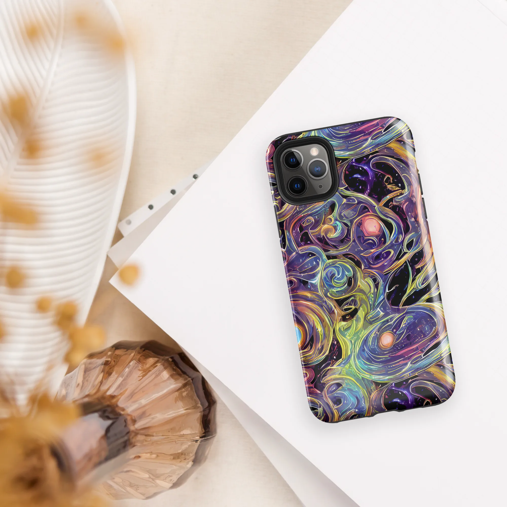 Lebacq Swirl on Tough Case for iPhone® — Front