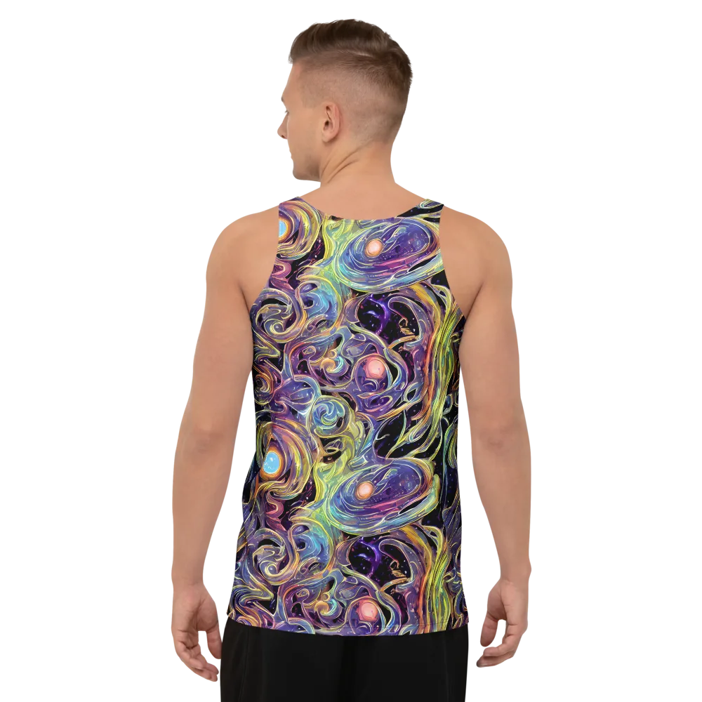 Lebacq Swirl on Men's Tank Top — Back