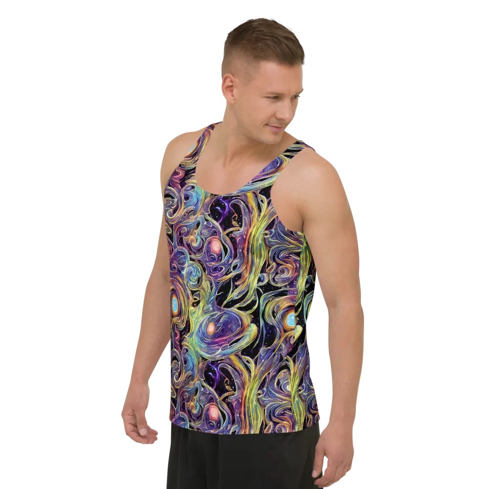 Lebacq Swirl on Men's Tank Top — Left Front