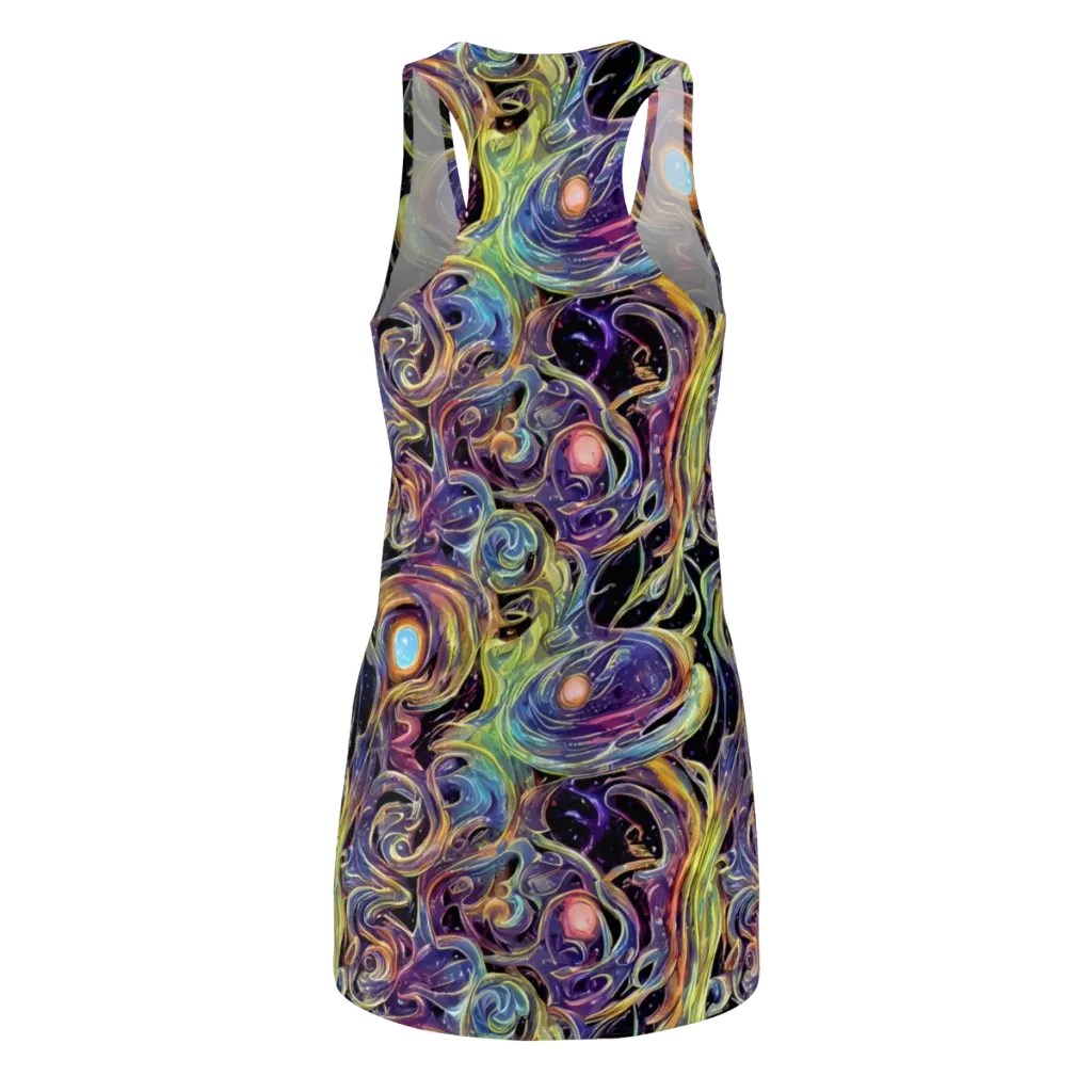 Lebacq Swirl on Racerback Dress — Back
