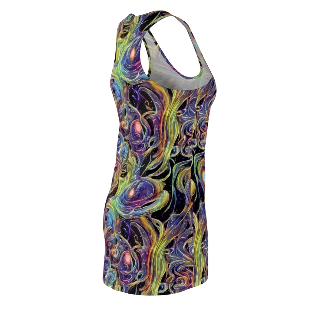 Lebacq Swirl on Racerback Dress — Back Side