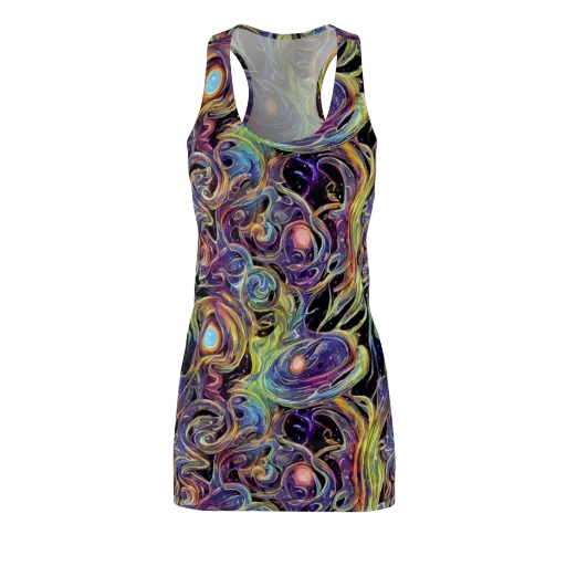 Lebacq Swirl on a Racerback Dress