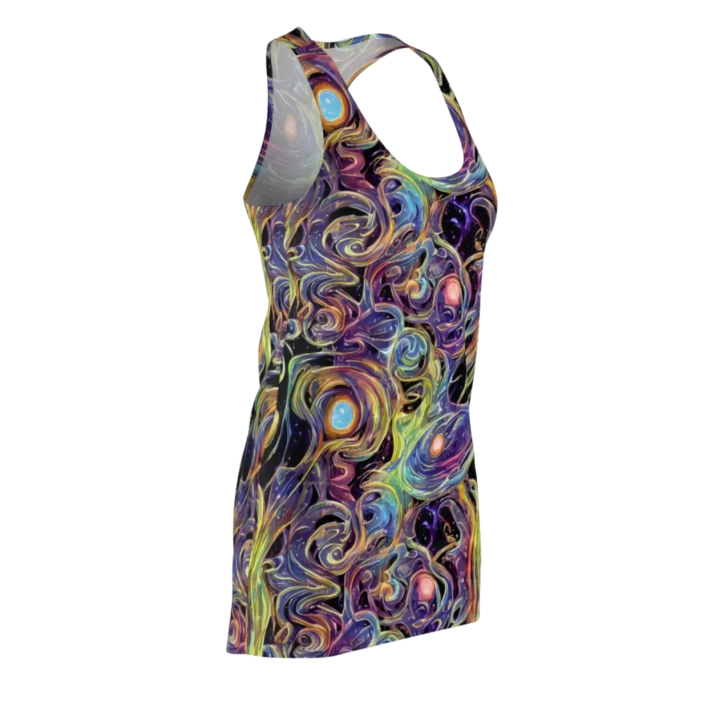 Lebacq Swirl on Racerback Dress — Front Side