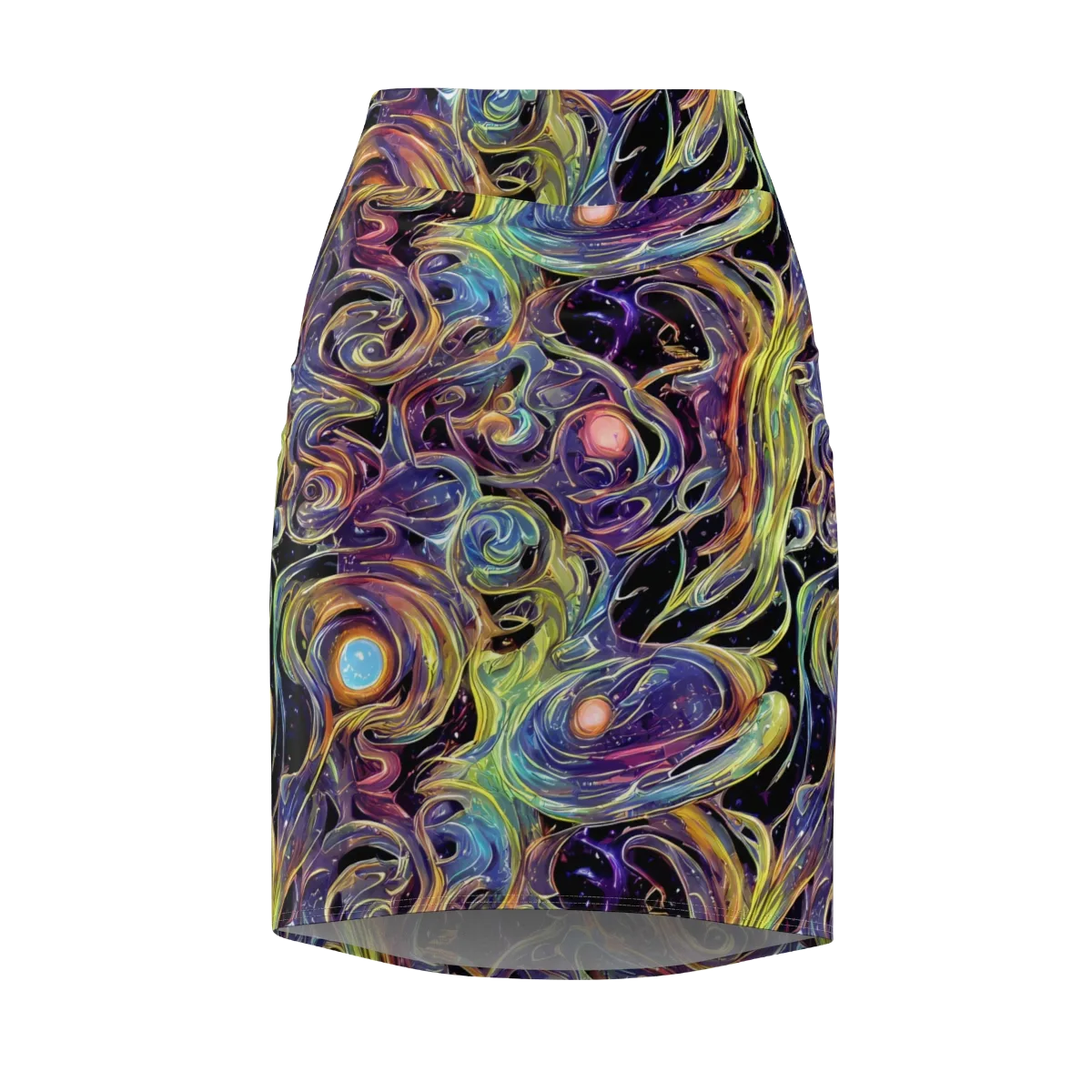 Lebacq Swirl on Pencil Skirt — Front