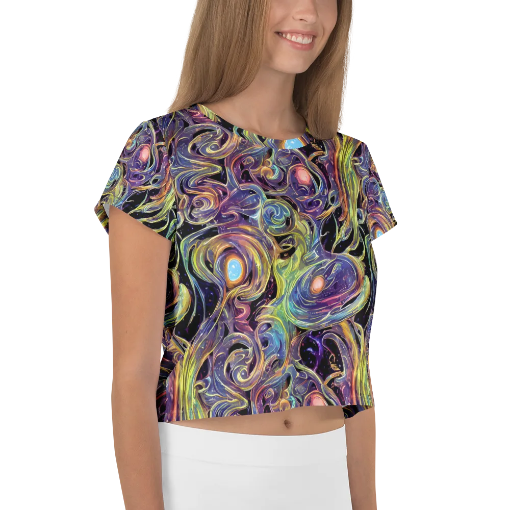 Lebacq Swirl on Crop Tee — Right