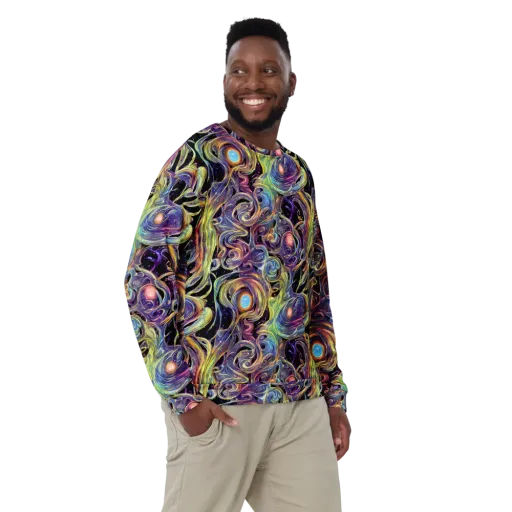Lebacq Swirl on a Sweatshirt